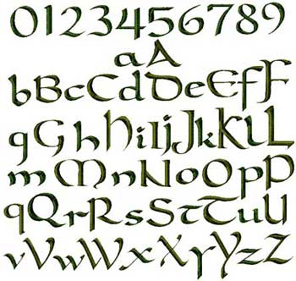 free irish font